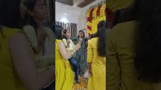 Haldi Day Dance around bride haldiviralyt [upl. by Xantha]