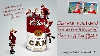 CHOIR IN A CAN Here We Come AWassailing with Lyrics and Sheet Music [upl. by Laaspere]