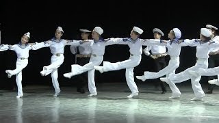 00112 Yablochko Russian Sailors Dance Яблочко матросский танец конкурс Дети Роза Ветров [upl. by Araiek515]