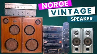 NORGE vintage speaker Hitachi stereo HA3800 amplifier Bosch amplifier RustamRaj4u [upl. by Oicelem]