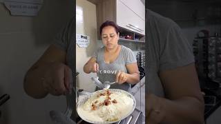 Macarrão de molho branco perfeito comida receita [upl. by Esiuole]