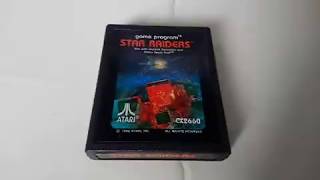 STAR RAIDERS Atari 2600 Video Computer System Game Program Cartridge NTSC Region Version 290120 [upl. by Botzow951]