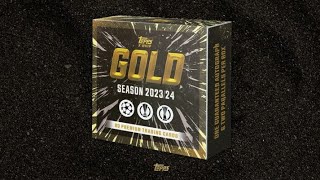 Break33 Ouverture Box Topps GOLD UEFA 202324  shop  Trading Cards [upl. by Ruhtracam]