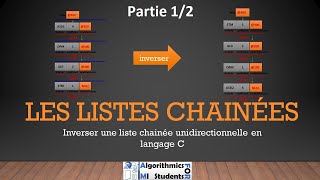 Listes chainées  inverser une liste chainée partie 12 [upl. by Risteau]