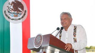 Inauguración del Acueducto Adolfo López MateosXpujil desde Calakmul Campeche [upl. by Llehcear450]