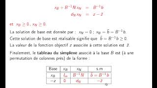 Chapitre 3 RO  Méthode Simplexe PARTIE 3 [upl. by Teagan]