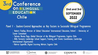 The 3° Conference on Bilingual Education 2022  Panel 1 [upl. by Hnahym]