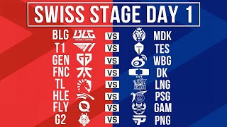 Worlds Highlights ALL GAMES Day 1  Worlds 2024 Swiss Stage [upl. by Axel]