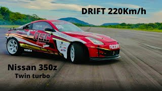 DRIFT A 220 KMH NISSAN 350Z BITURBO â€ą Diego Higa â€ş [upl. by Lyndsey]