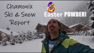 CHAMONIX Ski and Snow Report week 18  Happy Easter [upl. by Grosberg]