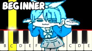 Arona Dance Meme Song  Fast and Slow Easy Piano Tutorial  Beginner [upl. by Langston946]