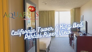 Aquarius Casino Resort Laughlin NV  King Room California Tower [upl. by Nageem32]