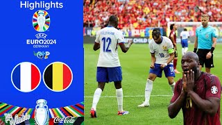 France vs Belgium EURO 2024  Extended Highlights [upl. by Kumler]