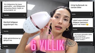 EVDE LAZER EPİLASYON  6 yıllık Philips Lumea deneyimim 🤗 En çok sorulan soruları cevapladım [upl. by Blanca]