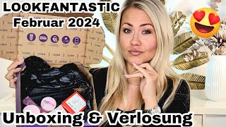 LOOKFANTASTIC THE BOX FEBRUAR 2024  UNBOXING amp VERLOSUNG [upl. by Assirahs]