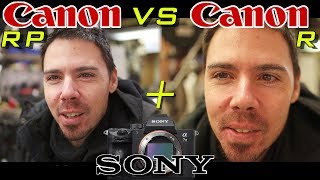 Canon EOS RP vs EOS R vs Sony A7III Full Frame Battle [upl. by Zevahc705]