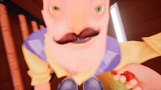 👉 ON SIĘ POTRAFI WSPINAĆ PO DRABINIE  Hello Neighbor 68 PLPo Polsku [upl. by Amrak]