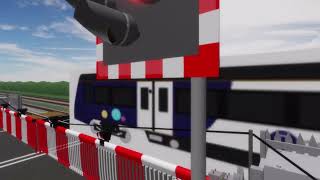 Tadcaster Level Crossing  North Yorkshire Roblox 07102024 [upl. by Gratt]