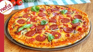 Abartmıyoruz 🏆 100000 Kişinin Denediği Tüm Zamanların En İyi Pizza Tarifi 🥇🙌🏻 [upl. by Ainslee]