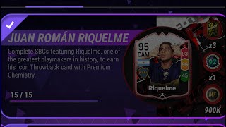 RIQUELME  ALL 15 MADFUT SOLUTIONS  MADFUT FUTURE ICONS SBC SOLUTION  MADFUT 24 [upl. by Konikow]