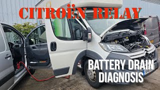 Citroën Relay 2016 Battery Drain Diagnosis [upl. by Budding]