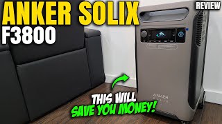 This Power Station Will SAVE You Money  Anker SOLIX F3800 Portable Power Station Review [upl. by Zebadiah]