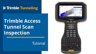 Trimble Access  SX12 Scan to Tunnel Inspection using IFC Model [upl. by Lamaj]