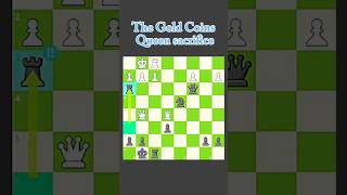 Golden Queen Sacrifice Marshall vs Levitsky 1912 shorts chess queen [upl. by Barbette]