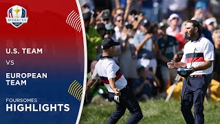 Highlights  Foursomes  Day 2  2023 Ryder Cup [upl. by Hanaj]