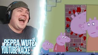 Peppa Wurst  Fernsehen ohne elektrische Tät  YouTube Kacke  REAKTION [upl. by Ntsuj]