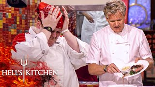 Swimming Steak amp Stuffed Fillet BAFFLES Chef Ramsay in Steak Challenge  Hell’s Kitchen [upl. by Snyder]