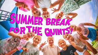 Quints are Out for The Summer Off To the park in 360 [upl. by Emmett51]