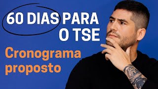 60 DIAS para CONCURSO TSE  CRONOGRAMA INTENSIVO de ESTUDO [upl. by Ruthy95]