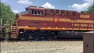 Emsworth Pennsylvania heritage unit 8102 freshly painted [upl. by Edlin]