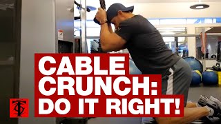 Cable Crunch Do It Right [upl. by Zilada]