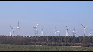 Wind farm tour with Enercon and Vestas wind turbines [upl. by Alemrac]