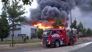 20130620 Zeer Grote Uitslaande Brand FIRE UP Oisterwijk [upl. by Yenttihw]