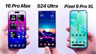 iPhone 16 Pro Max vs S24 Ultra vs Pixel 9 Pro XL  The BEST 2024 Smartphone [upl. by Aseyt825]