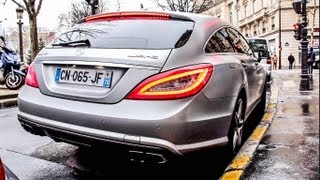 CLS 63 AMG Shooting Brake Start Up Sound amp Drive [upl. by Aettam]