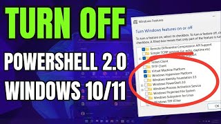 How to Disable PowerShell 20 in Windows for Enhanced Security [upl. by Ayela730]