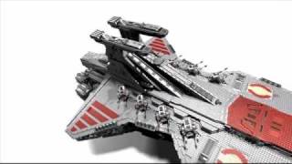 Lego VenatorClass Republic Star Destroyer in CATIA V5 [upl. by Bryant]