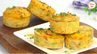 Easy Egg Muffin Healthy Breakfast Recipe for kids by Tiffin Box  Vegetable Omelette Muffins Recipe [upl. by Solhcin]