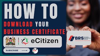 How to Download Your Business Registration Certificate on eCitizen [upl. by Loree930]