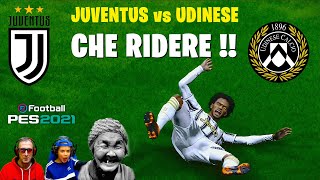 JUVENTUS UDINESE  Ogni Gol una Barzelletta  PES 2021 Gameplay [upl. by Rakabuba]