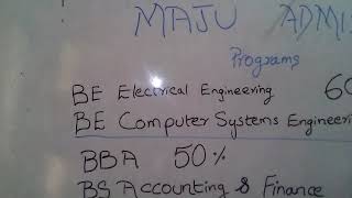 Admission in maju University [upl. by Angadreme]