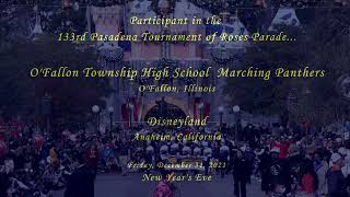 OFallon Township HS Marching Panthers  Disneyland December 2021 [upl. by Cate959]