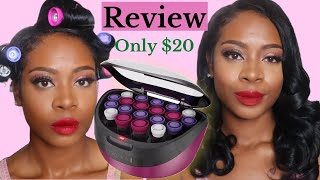 Hot Hair Rollers Review  Remington Ionic Conditioning Hair Setter Review [upl. by Krakow161]