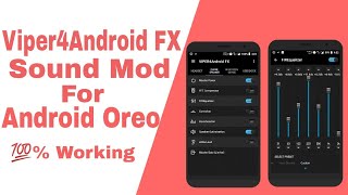 Viper4Android FX Sound Mod For Android 8x81x 💯 Working [upl. by Hcurab]