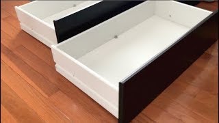 How to assemblebuild IKEA Dresser Drawers  FAST amp EASY [upl. by Southard]