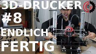 8 Aufbau 3DDrucker Loxcess Reptile Druckbett Heizbett Fertigstellung [upl. by Naresh]